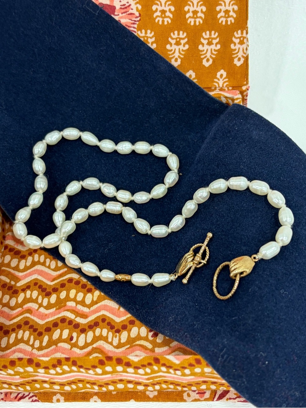 CHAN LUU Elegant Artisan
Freshwater Pearl Necklace with Mano Hand Toggle - Picture 8 of 8